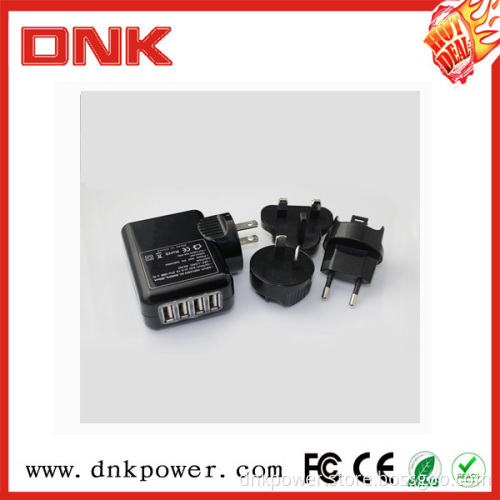 Mini USB Travel Wall and USB Charger for iPhone and Samsung